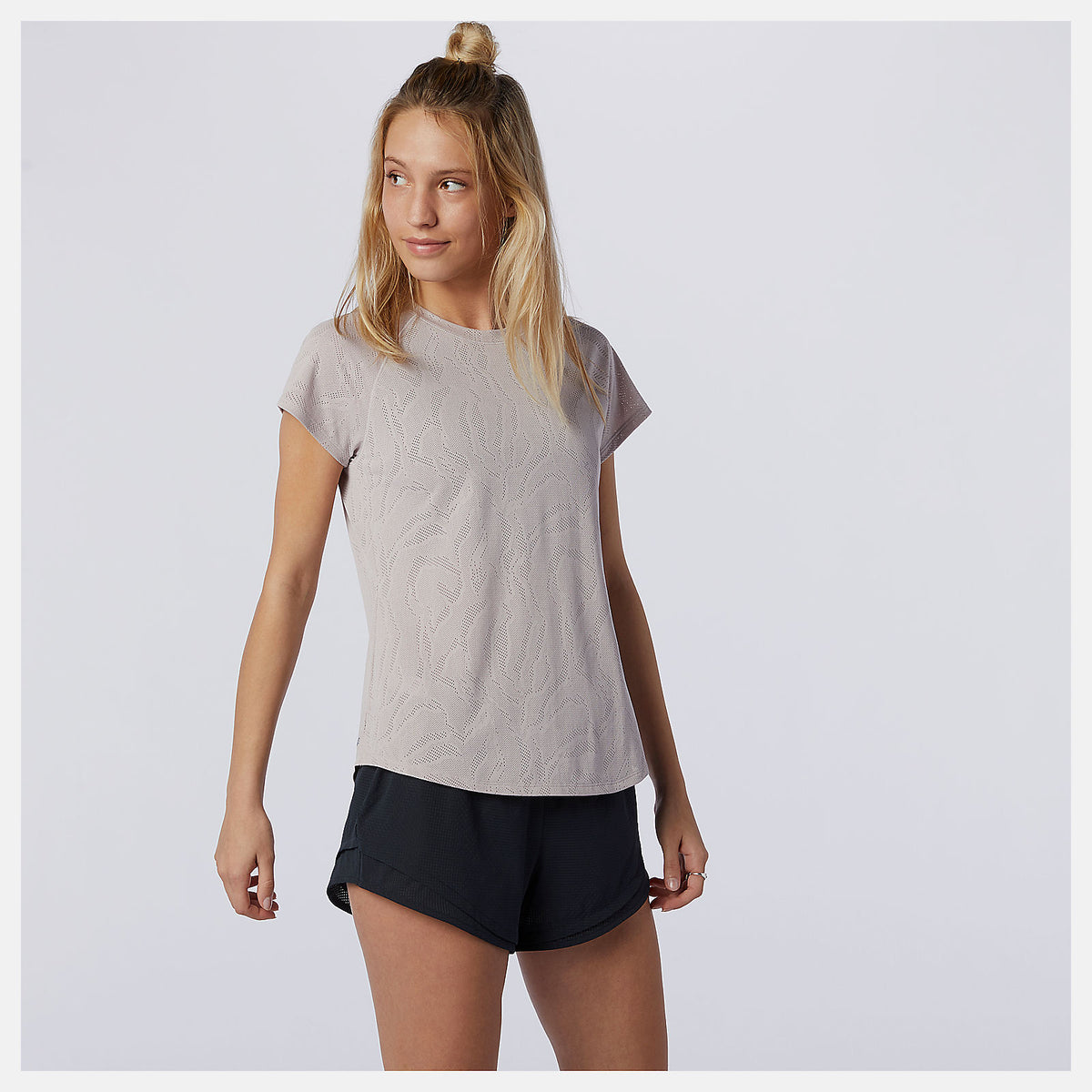 Logwood Q Speed Fuel Jacquard Short Sleeve | New Balance Clothing