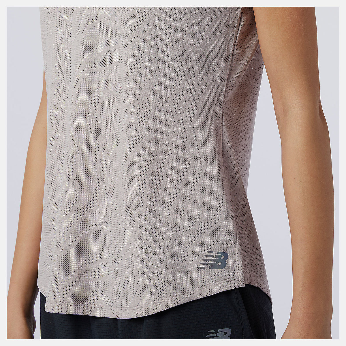Logwood Q Speed Fuel Jacquard Short Sleeve | New Balance Clothing