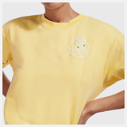Yellow NB x Staud Sweatshirt | New Balance Clothing