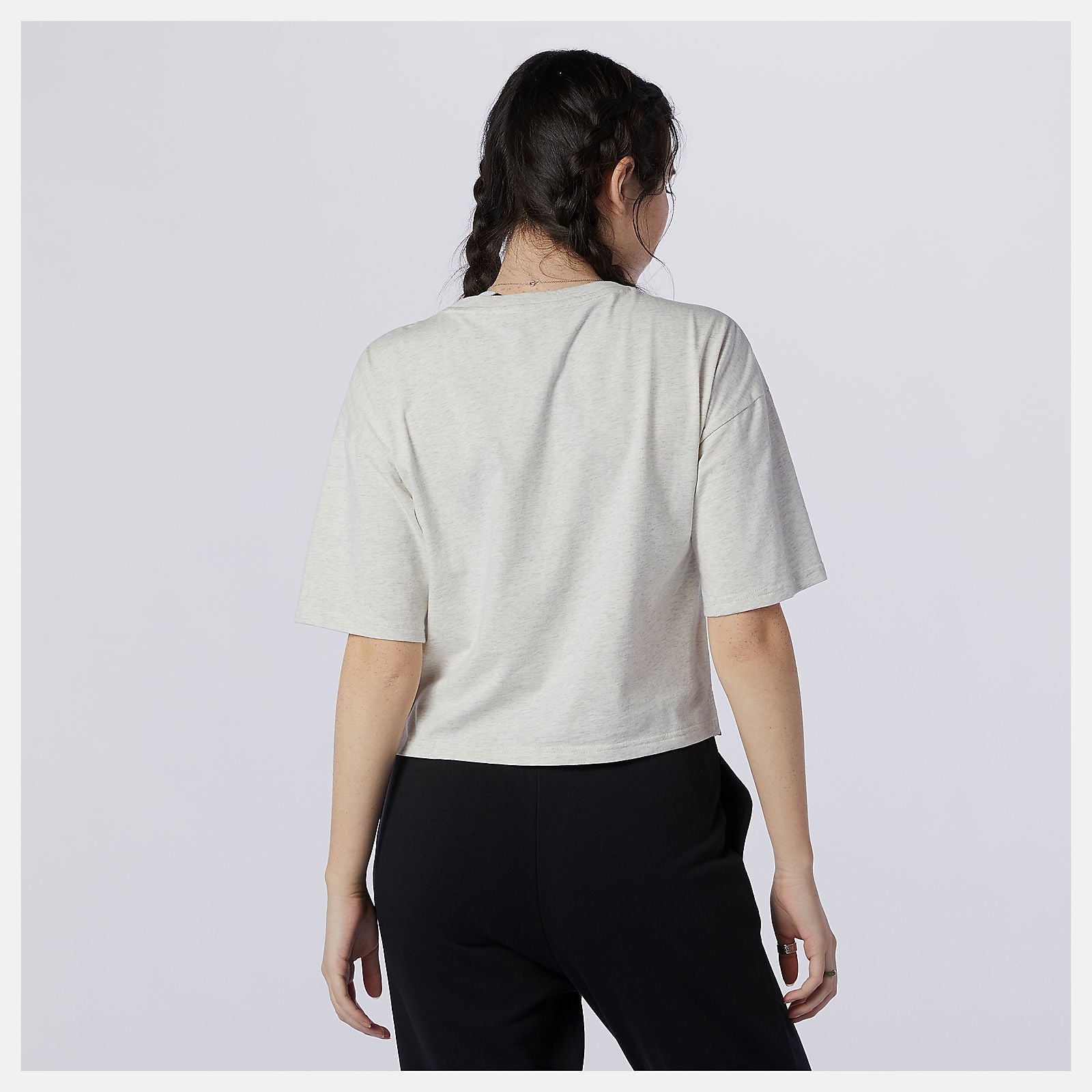Sea Salt Heather NB Essentials Field Day Boxy Tee | New Balance Clothing