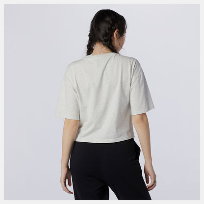 Sea Salt Heather NB Essentials Field Day Boxy Tee | New Balance Clothing