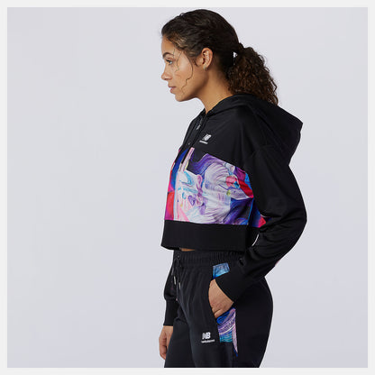 Black/Magnet NB Athletics Erin Loree Half-zip Hoodie | New Balance Clothing