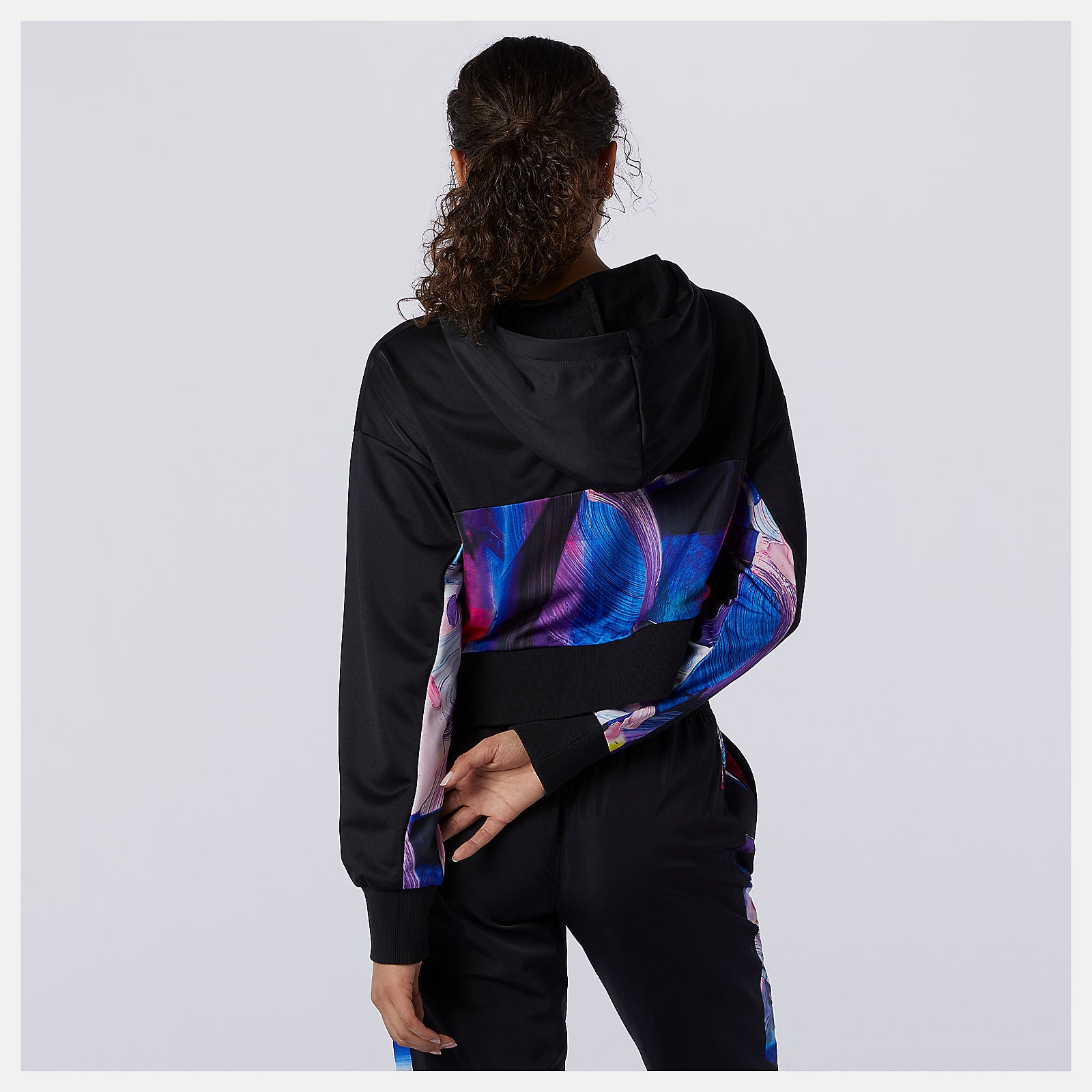 Black/Magnet NB Athletics Erin Loree Half-zip Hoodie | New Balance Clothing