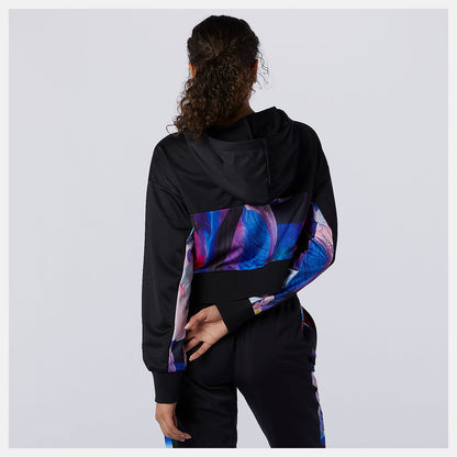 Black/Magnet NB Athletics Erin Loree Half-zip Hoodie | New Balance Clothing