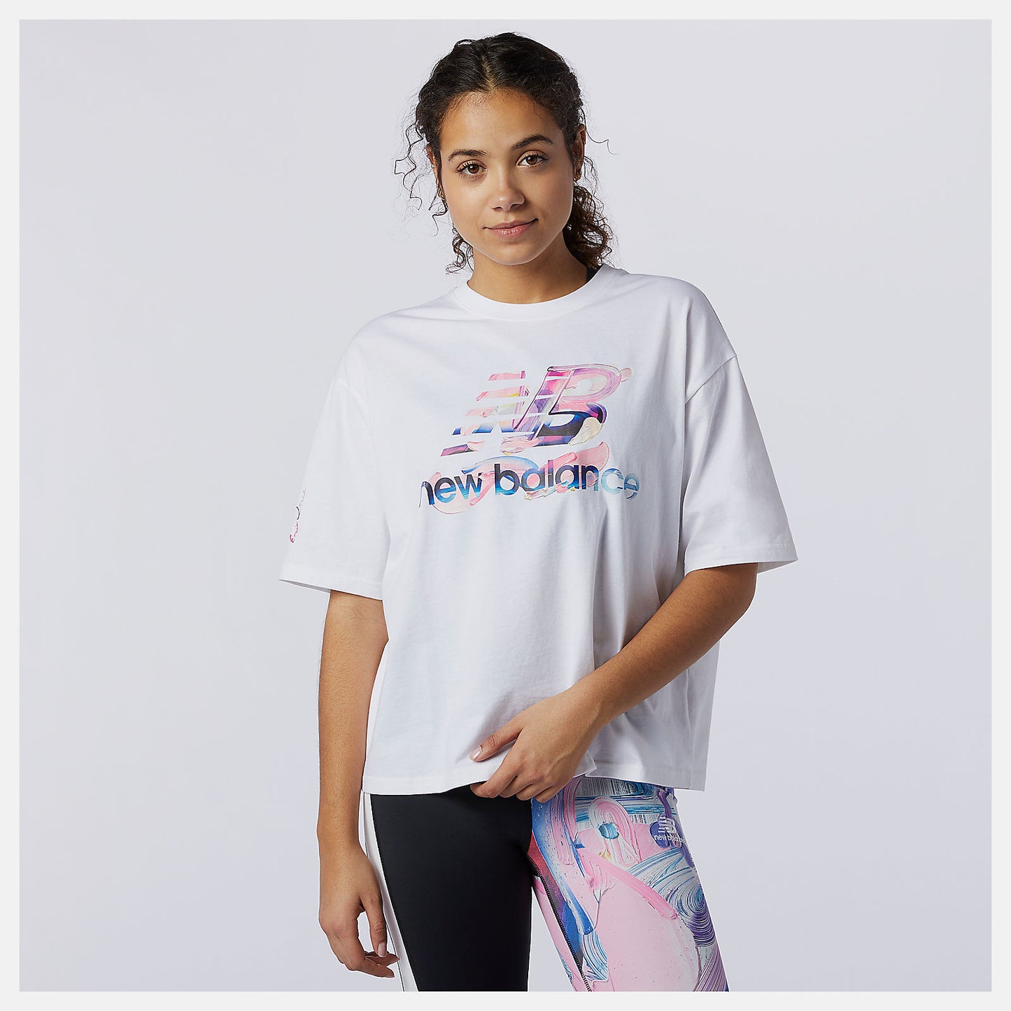 White NB Athletics Erin Loree Graphic Tee | New Balance Clothing