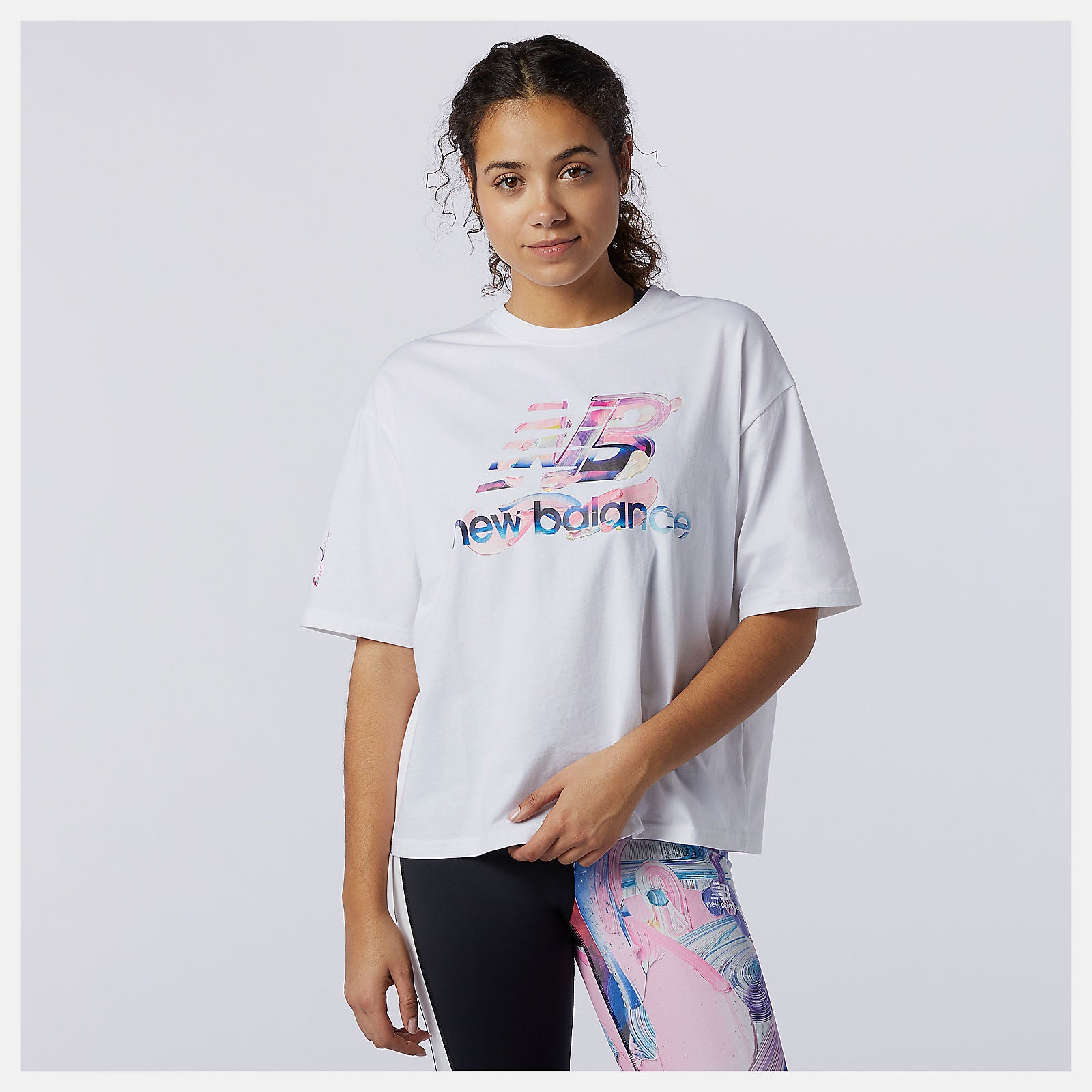 White NB Athletics Erin Loree Graphic Tee | New Balance Clothing