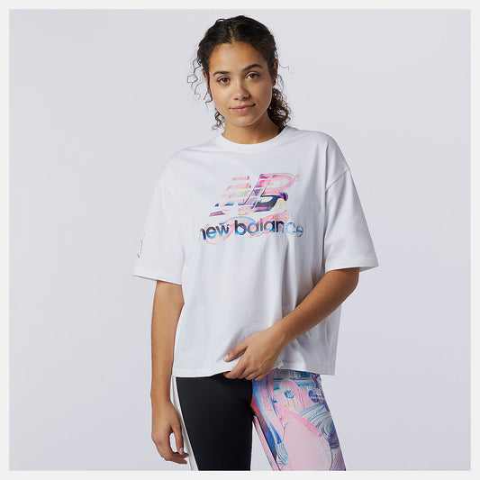 White NB Athletics Erin Loree Graphic Tee | New Balance Clothing