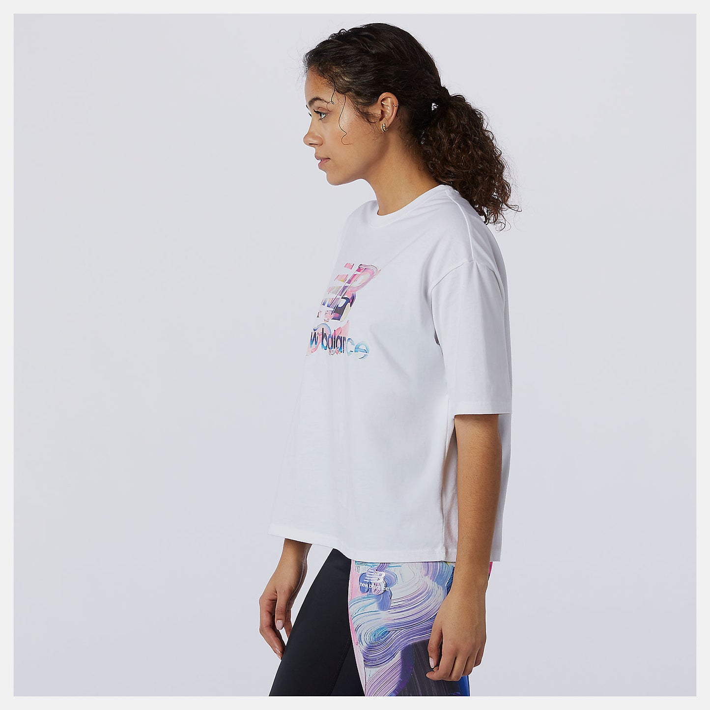 White NB Athletics Erin Loree Graphic Tee | New Balance Clothing