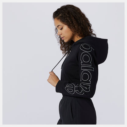 Black Sport Style Optiks Hoodie | New Balance Clothing