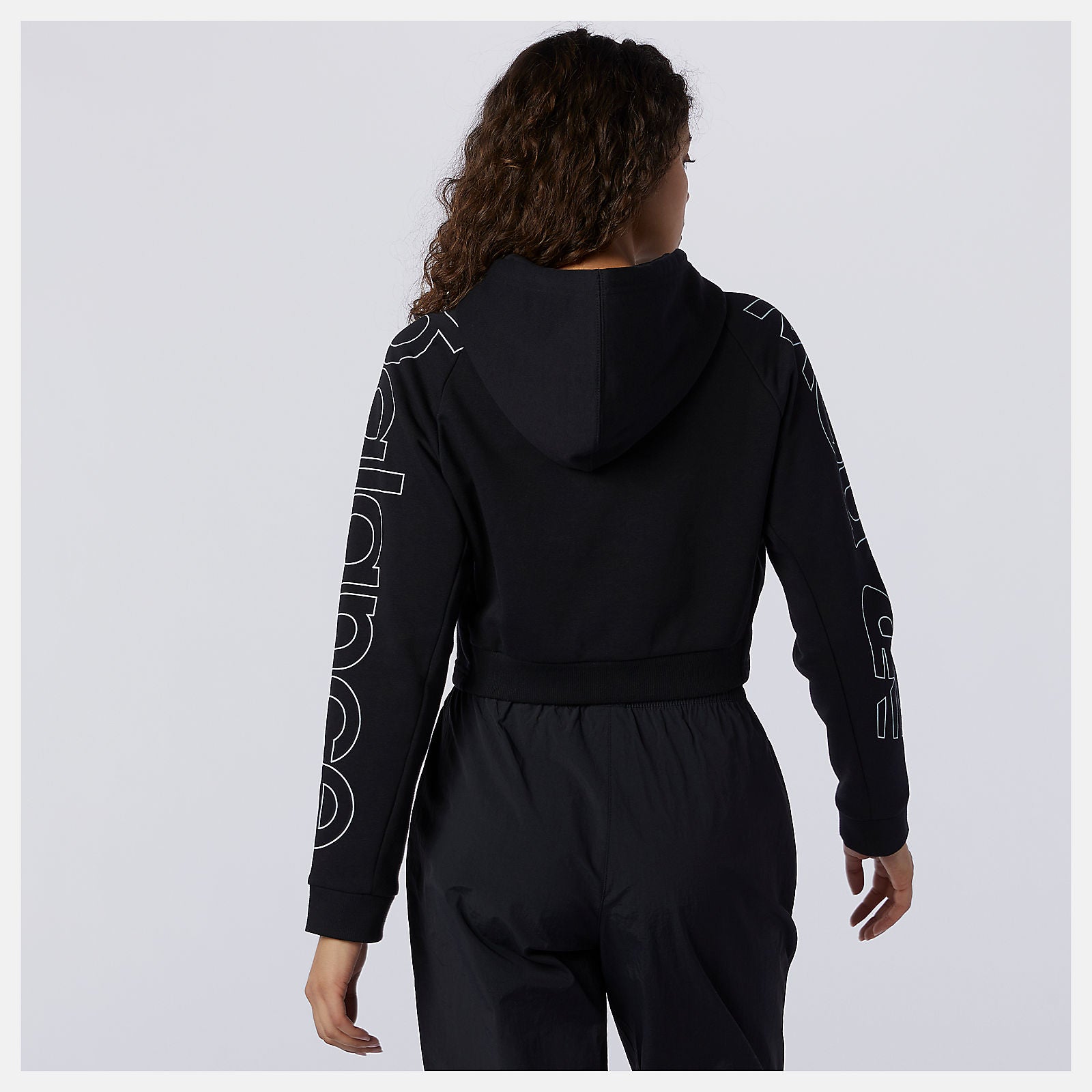 Black Sport Style Optiks Hoodie | New Balance Clothing