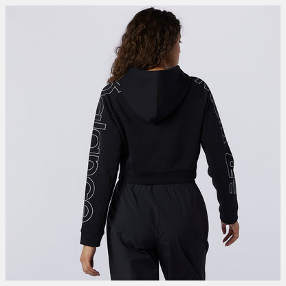 Black Sport Style Optiks Hoodie | New Balance Clothing