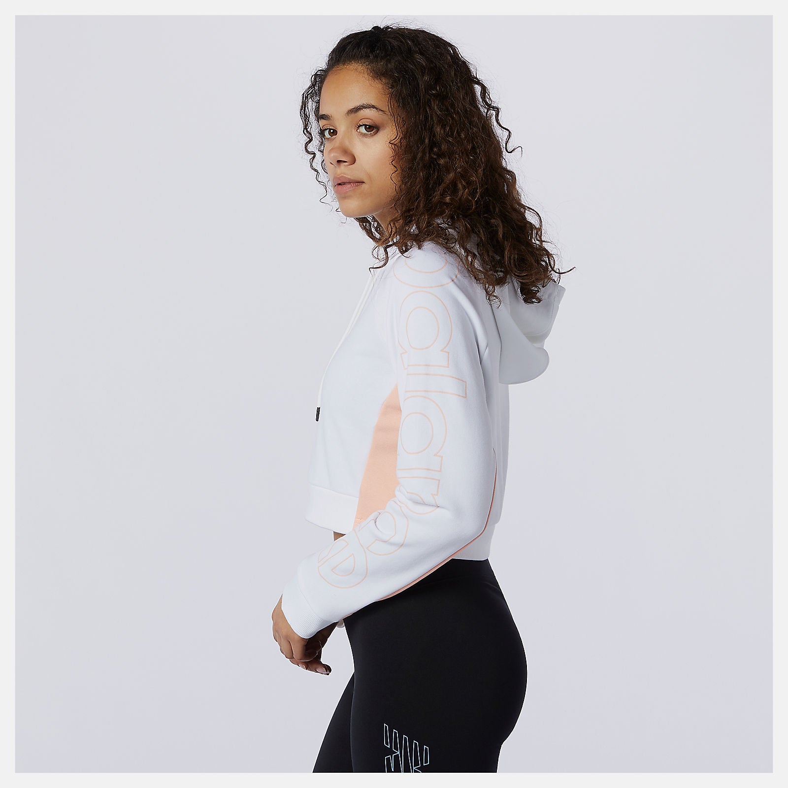 White Sport Style Optiks Hoodie | New Balance Clothing