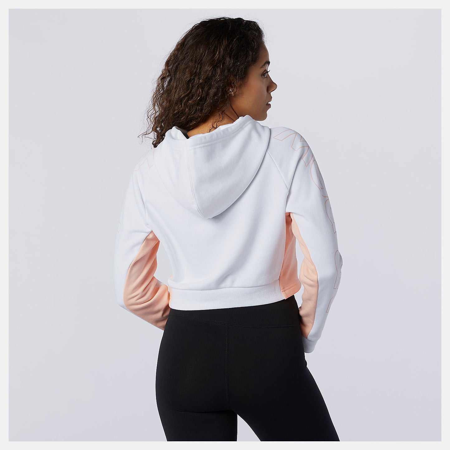 White Sport Style Optiks Hoodie | New Balance Clothing
