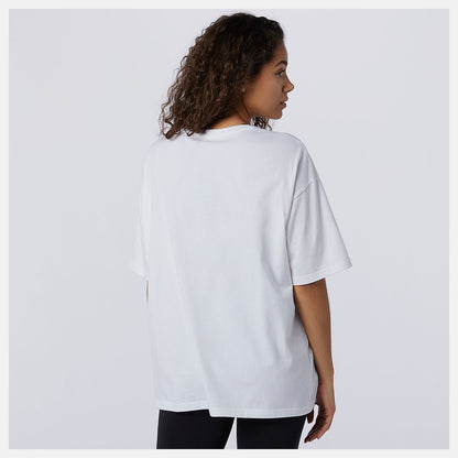White Sport Style Optiks Gradient Graphic Tee | New Balance Clothing
