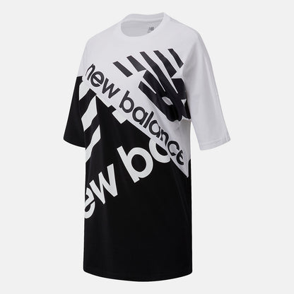 Black/Magnet NB Athletics Splice Tunic Tee | New Balance Clothing