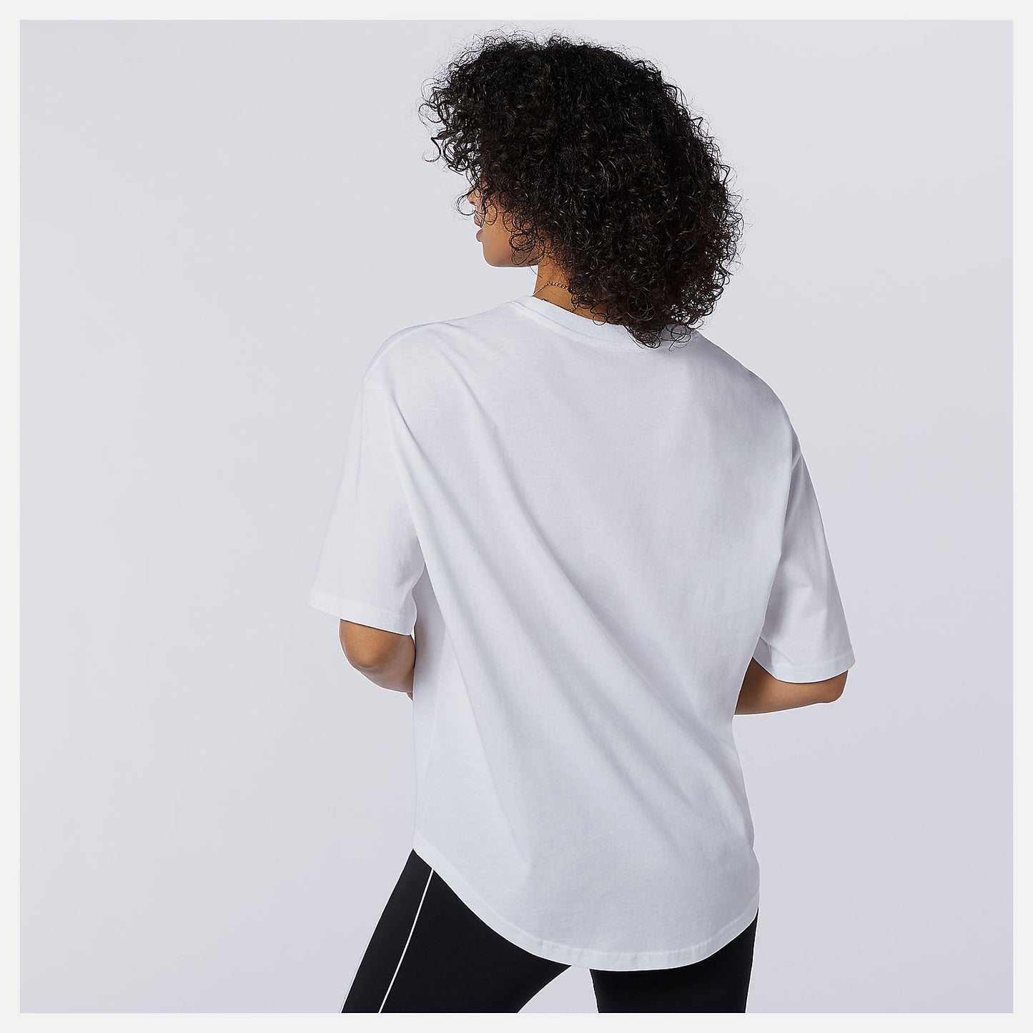 White NB Athletics Collide Short Sleeve Tee | New Balance Clothing