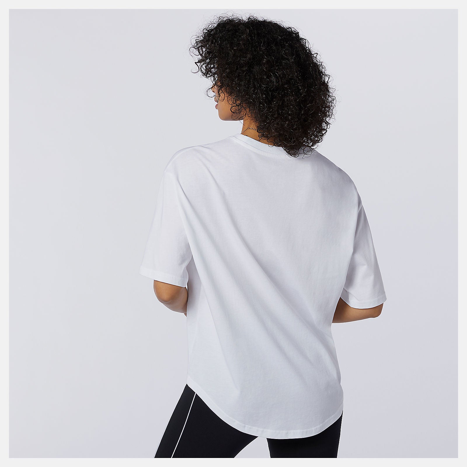 White NB Athletics Collide Short Sleeve Tee | New Balance Clothing