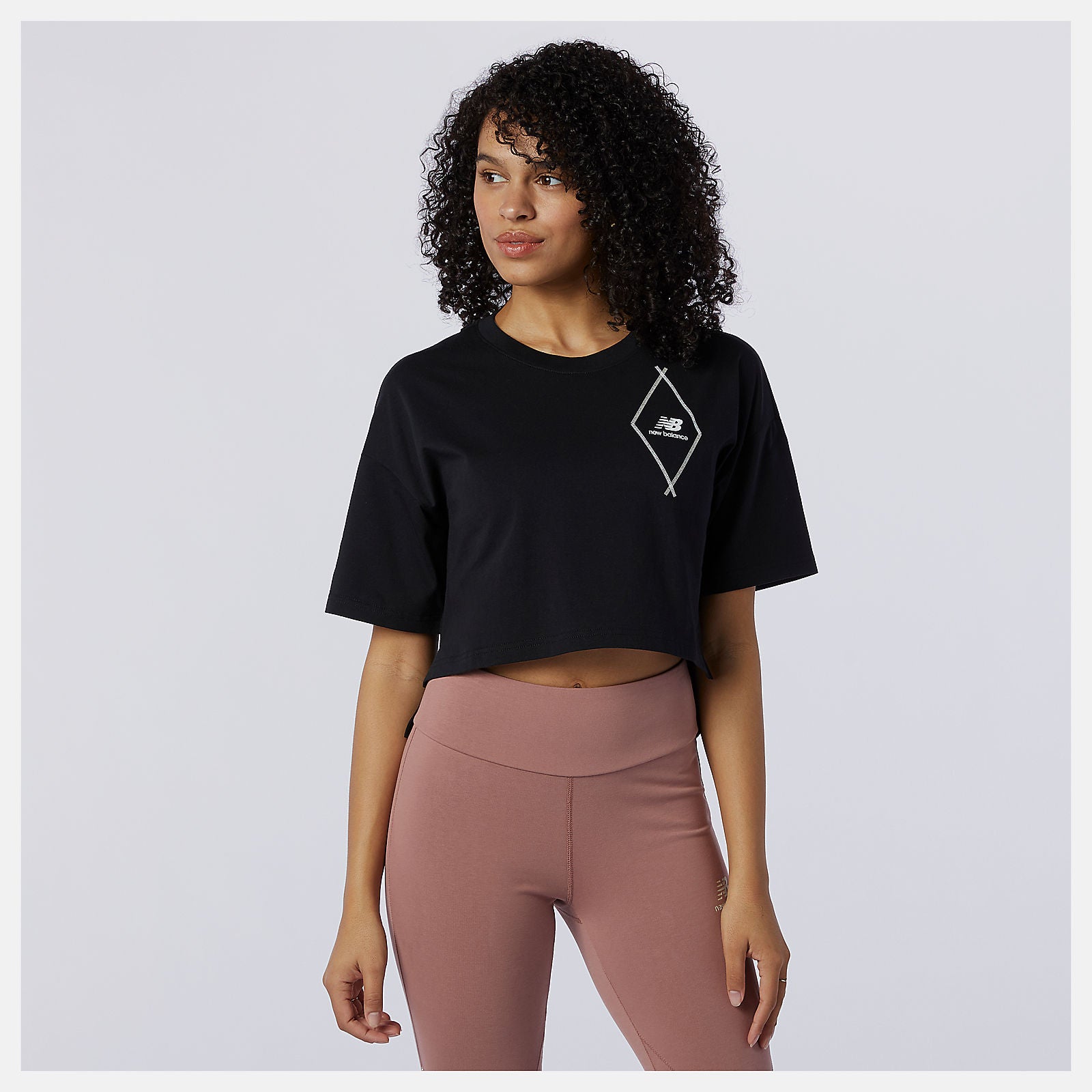 Black NB Athletics Argyle Graphic Tee | New Balance Clothing