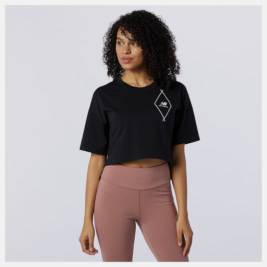 Black NB Athletics Argyle Graphic Tee | New Balance Clothing