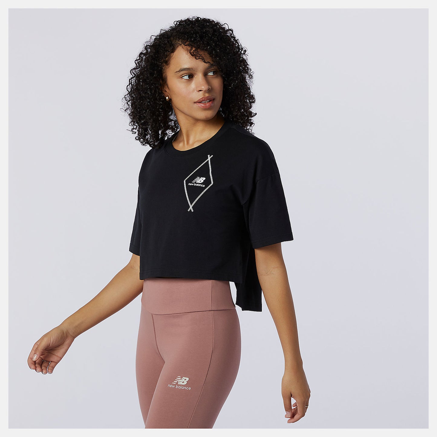Black NB Athletics Argyle Graphic Tee | New Balance Clothing