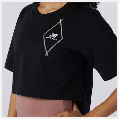 Black NB Athletics Argyle Graphic Tee | New Balance Clothing