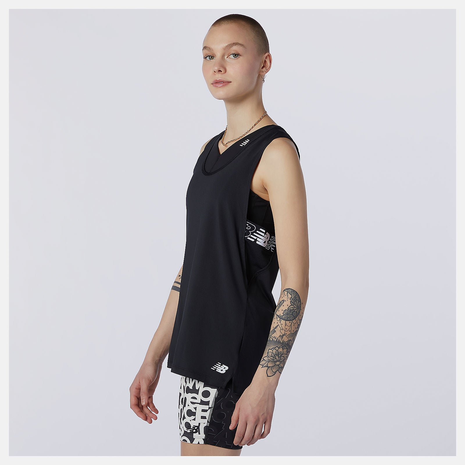 Black Relentless Sweat Tank | New Balance Clothing