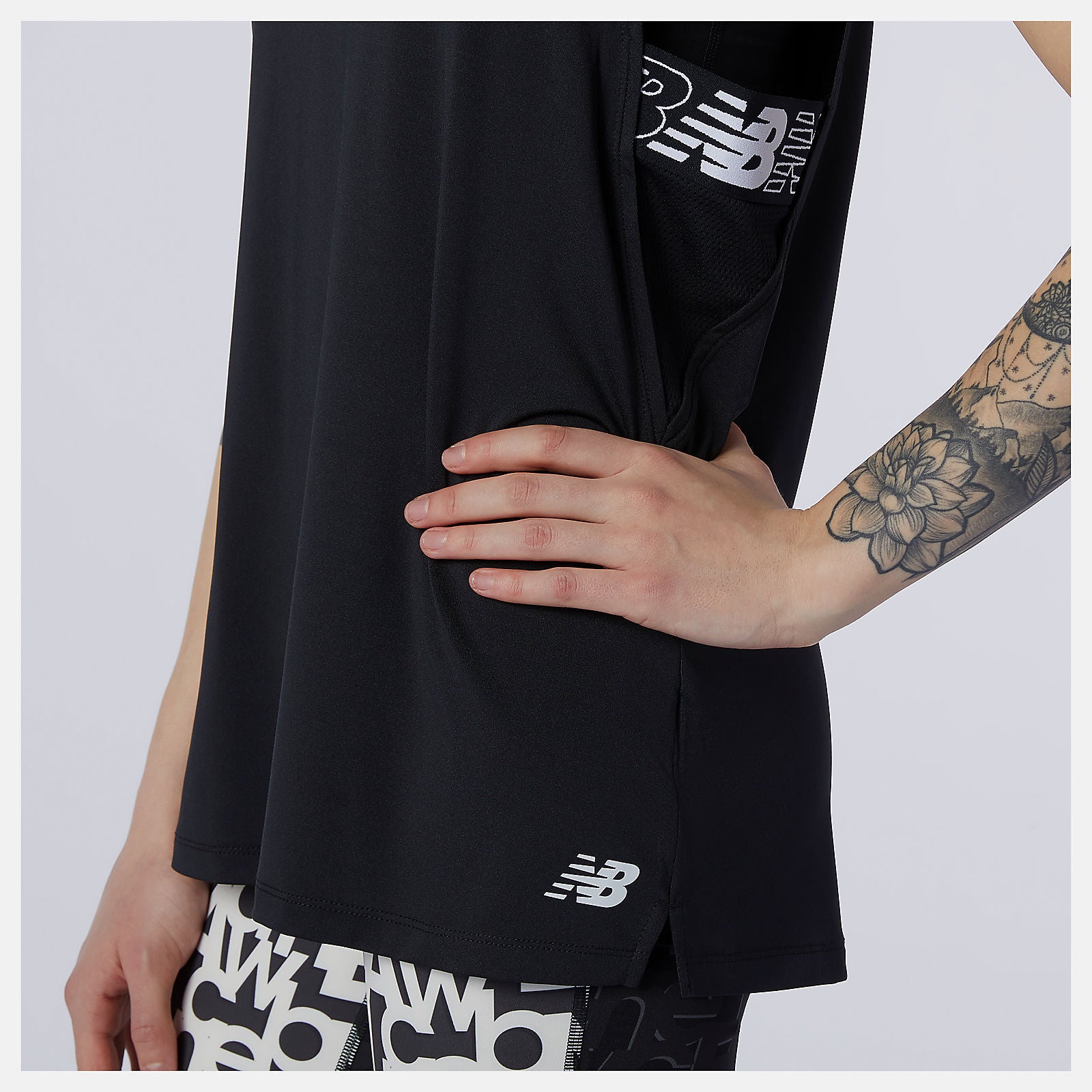Black Relentless Sweat Tank | New Balance Clothing