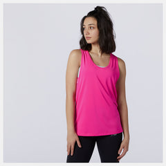 Pink Glo Relentless Sweat Tank | New Balance Clothing