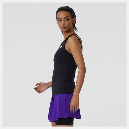 Black Tournament Keyhole Tank | New Balance Clothing
