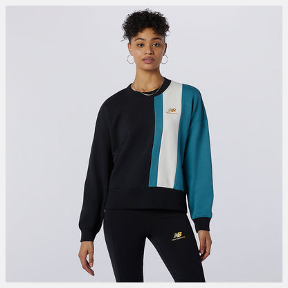 Black NB Athletics Higher Learning Crew | New Balance Clothing
