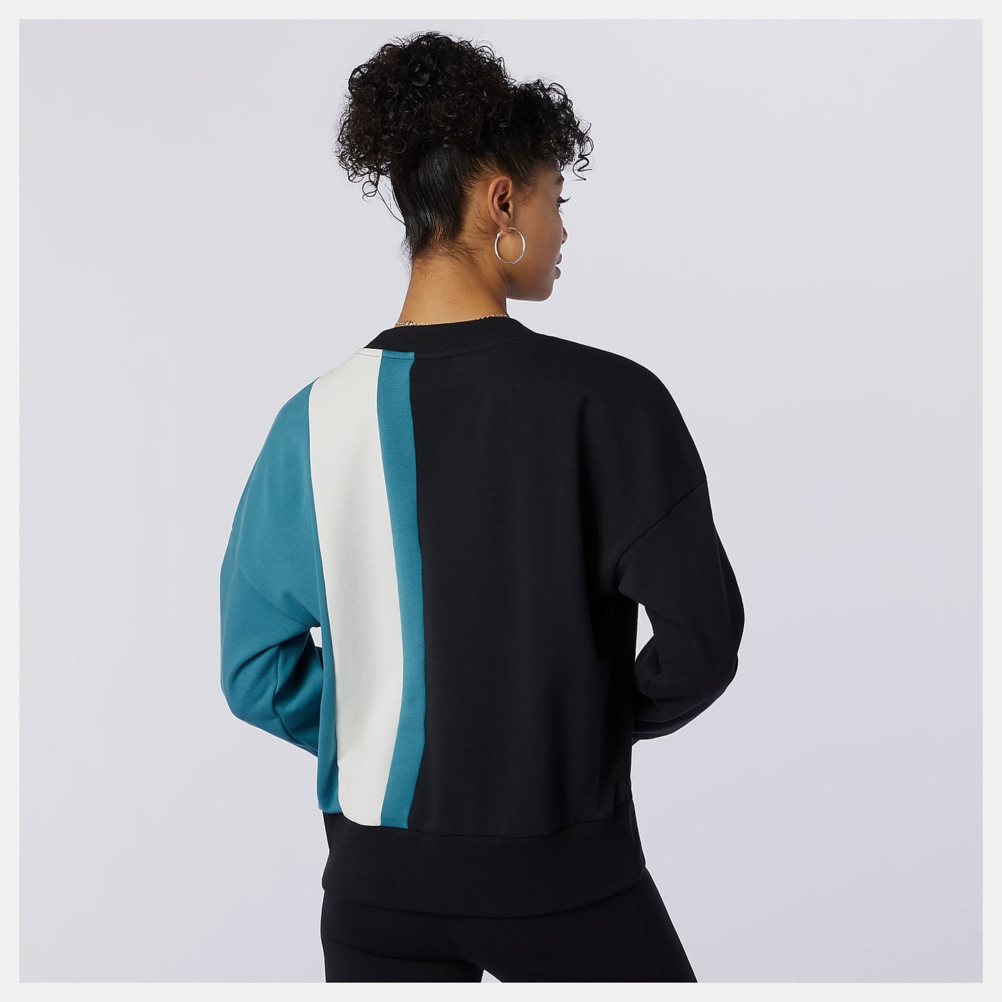 Black NB Athletics Higher Learning Crew | New Balance Clothing