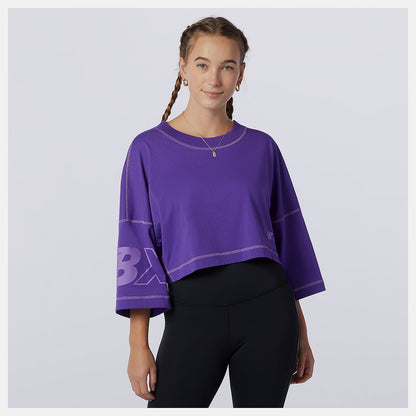 Prism Purple NB Essentials NBX Graphic Tee 2 | New Balance Clothing