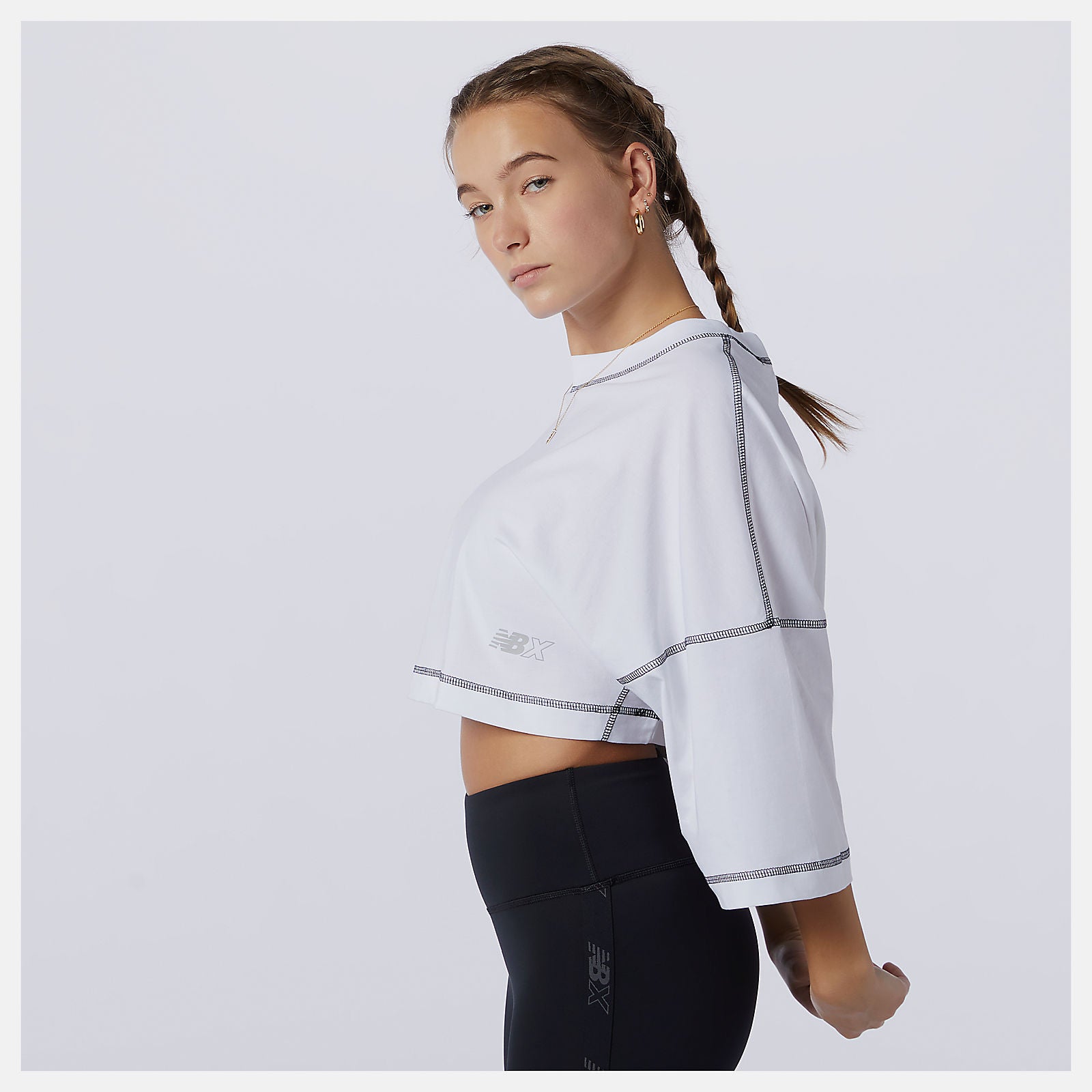 White NB Essentials NBX Graphic Tee 2 | New Balance Clothing
