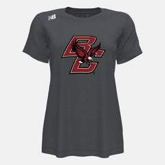 Dark Heather NB Short Sleeve Tech Tee(Boston College) | New Balance Clothing