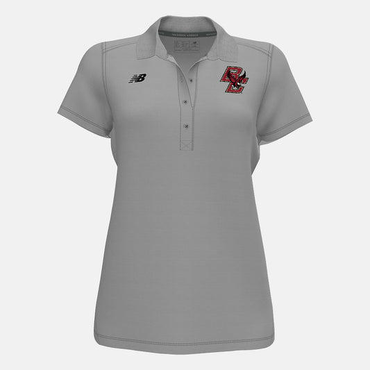 Light Grey Tech Polo(Boston College) | New Balance Clothing
