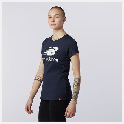 Eclipse Essentials Stacked Logo Tee | New Balance Clothing