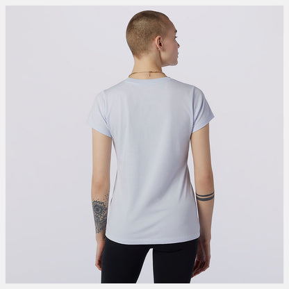 Grey Essentials Stacked Logo Tee | New Balance Clothing