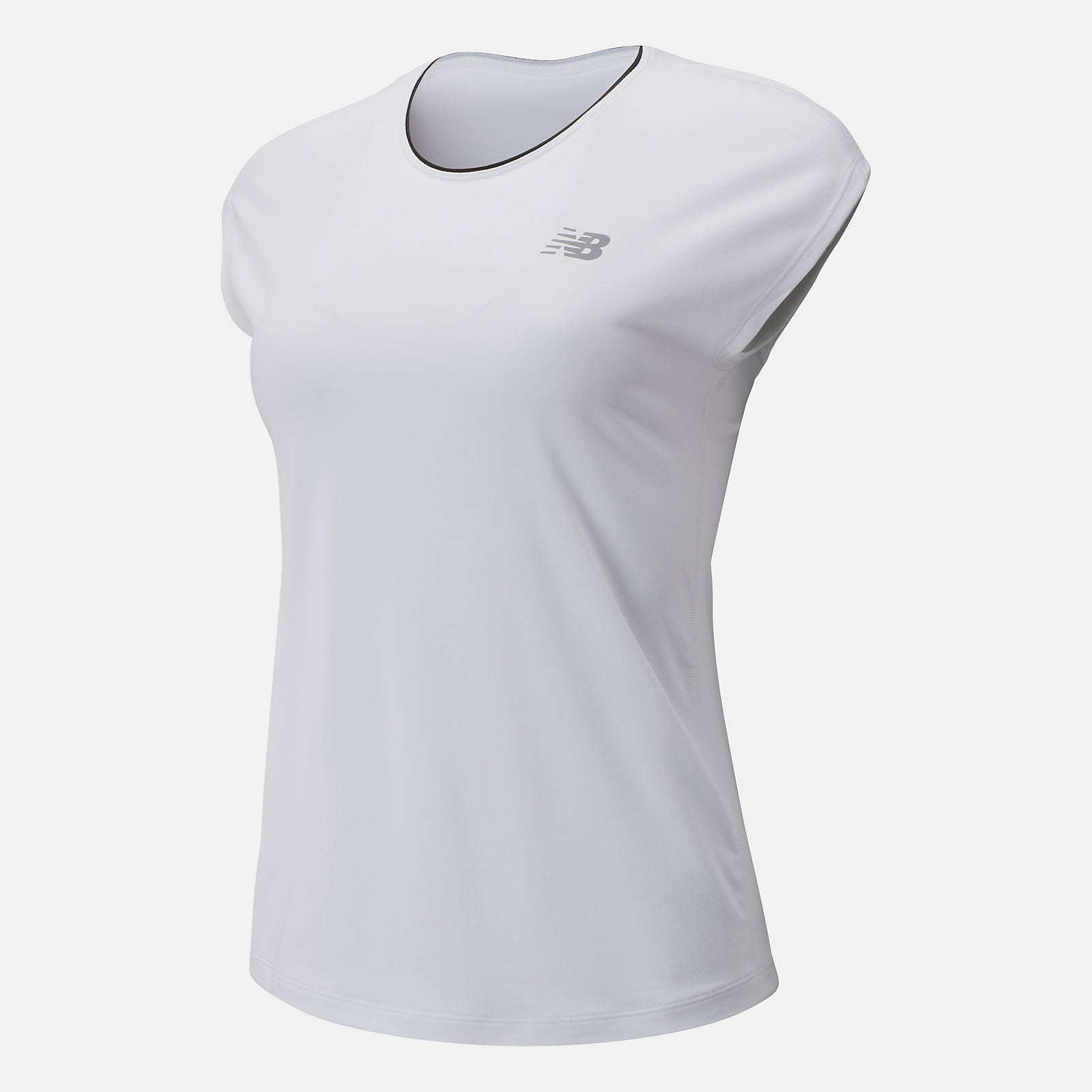 White Rally Cap Sleeve | New Balance Clothing