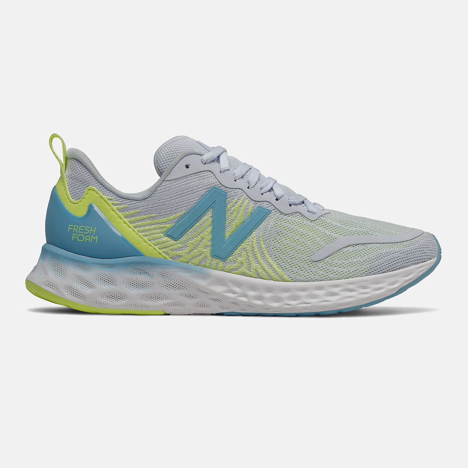 Moon Dust/Bali Blue and Lemon Slush Fresh Foam Tempo | New Balance Shoes