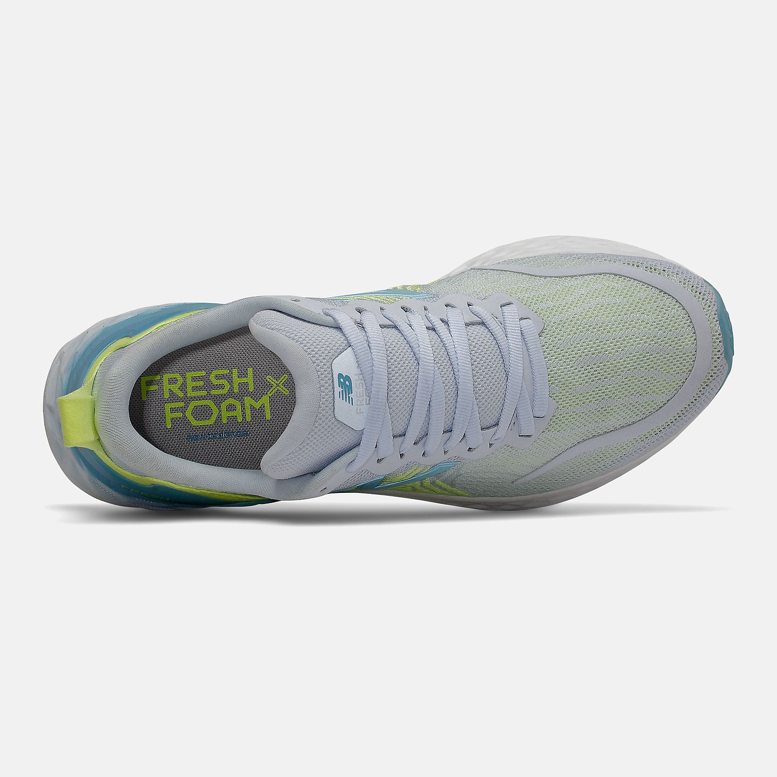 Moon Dust/Bali Blue and Lemon Slush Fresh Foam Tempo | New Balance Shoes