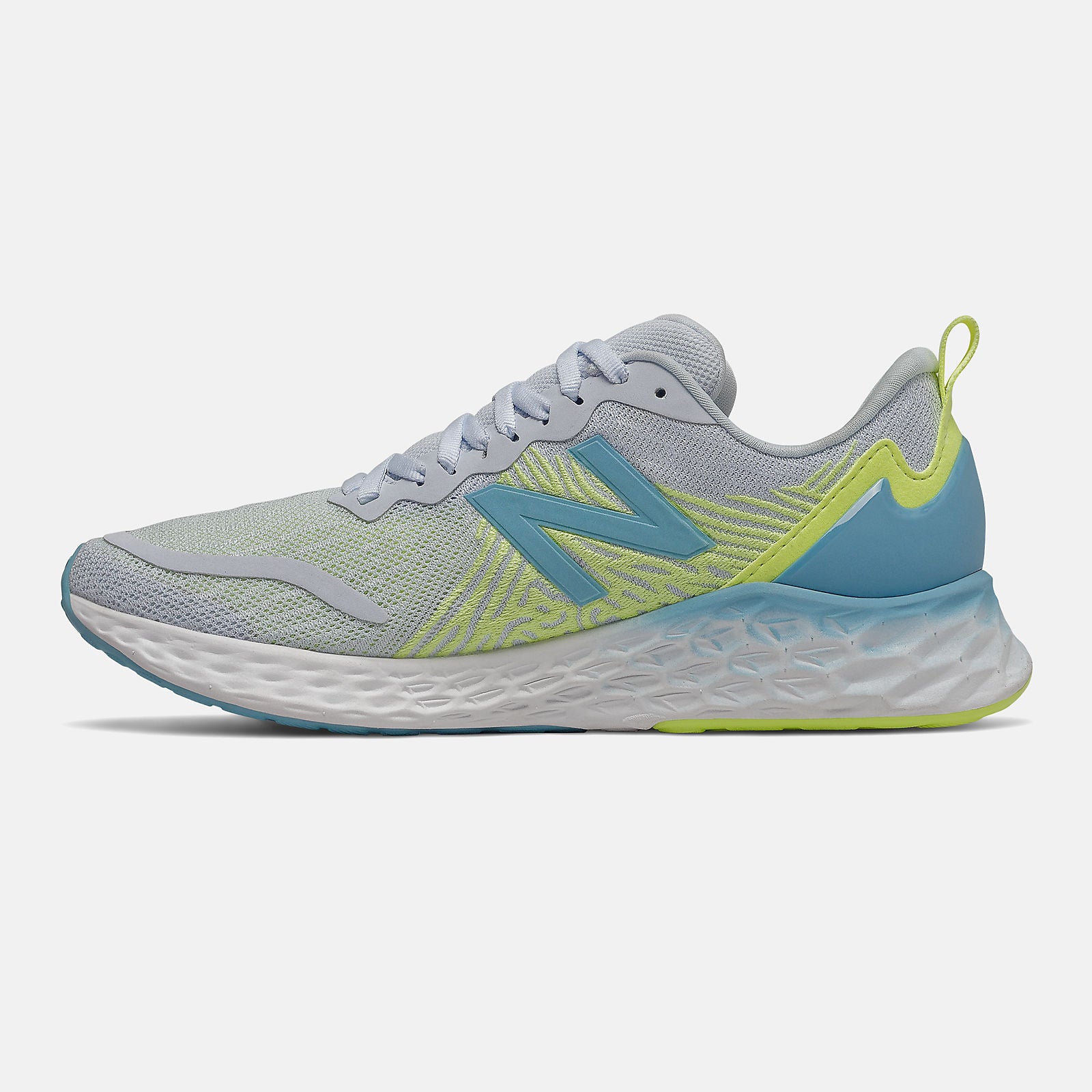 Moon Dust/Bali Blue and Lemon Slush Fresh Foam Tempo | New Balance Shoes