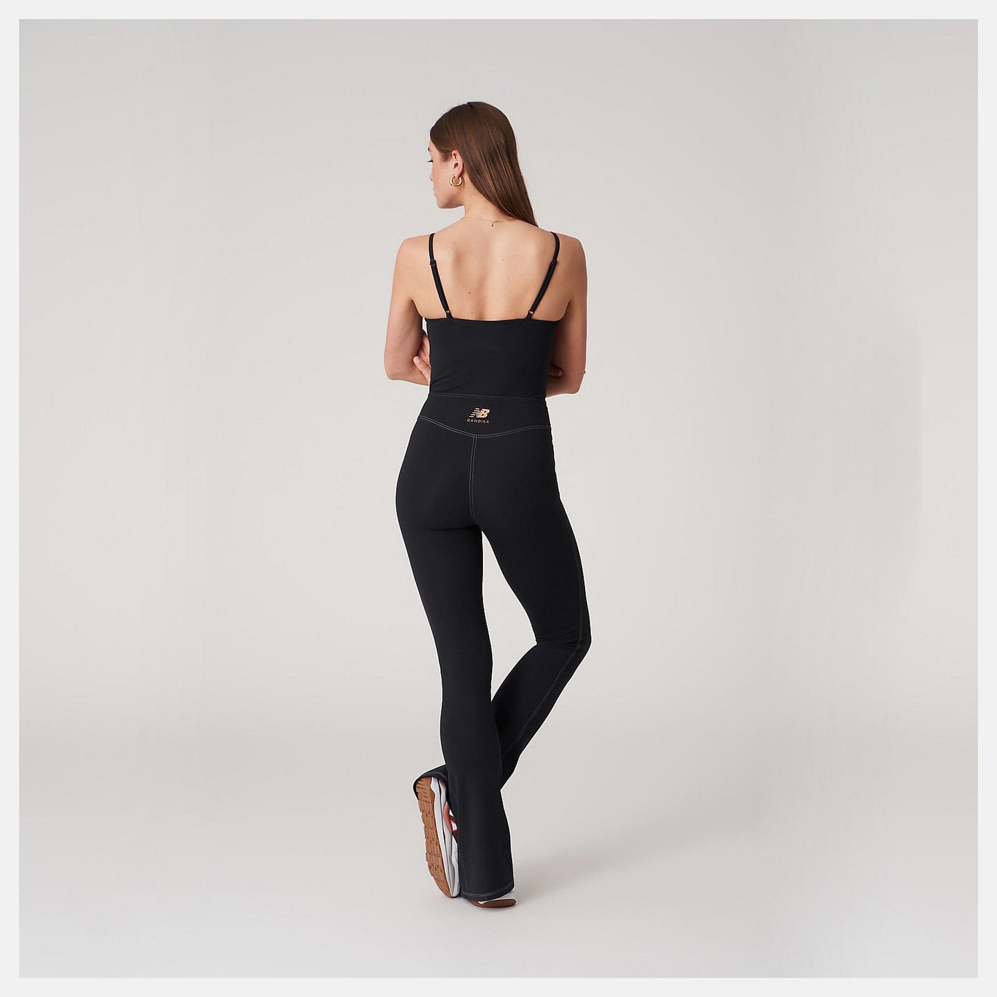 Black Bandier Cami Bodysuit | New Balance Clothing