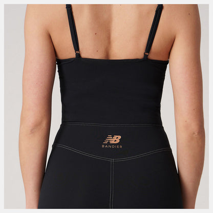 Black Bandier Cami Bodysuit | New Balance Clothing