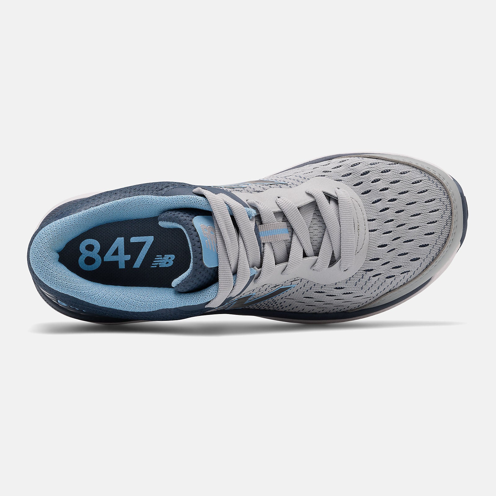 Light Aluminum/Vintage Indigo and Team Carolina 847v4 | New Balance Shoes