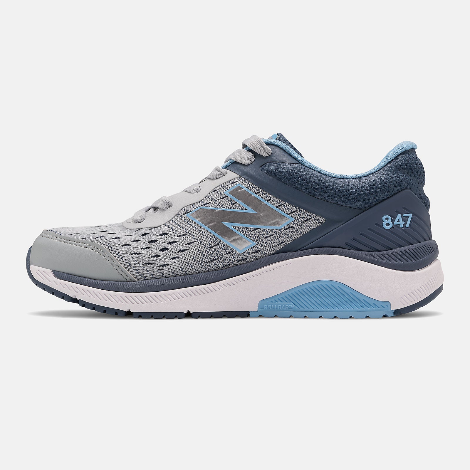 Light Aluminum/Vintage Indigo and Team Carolina 847v4 | New Balance Shoes