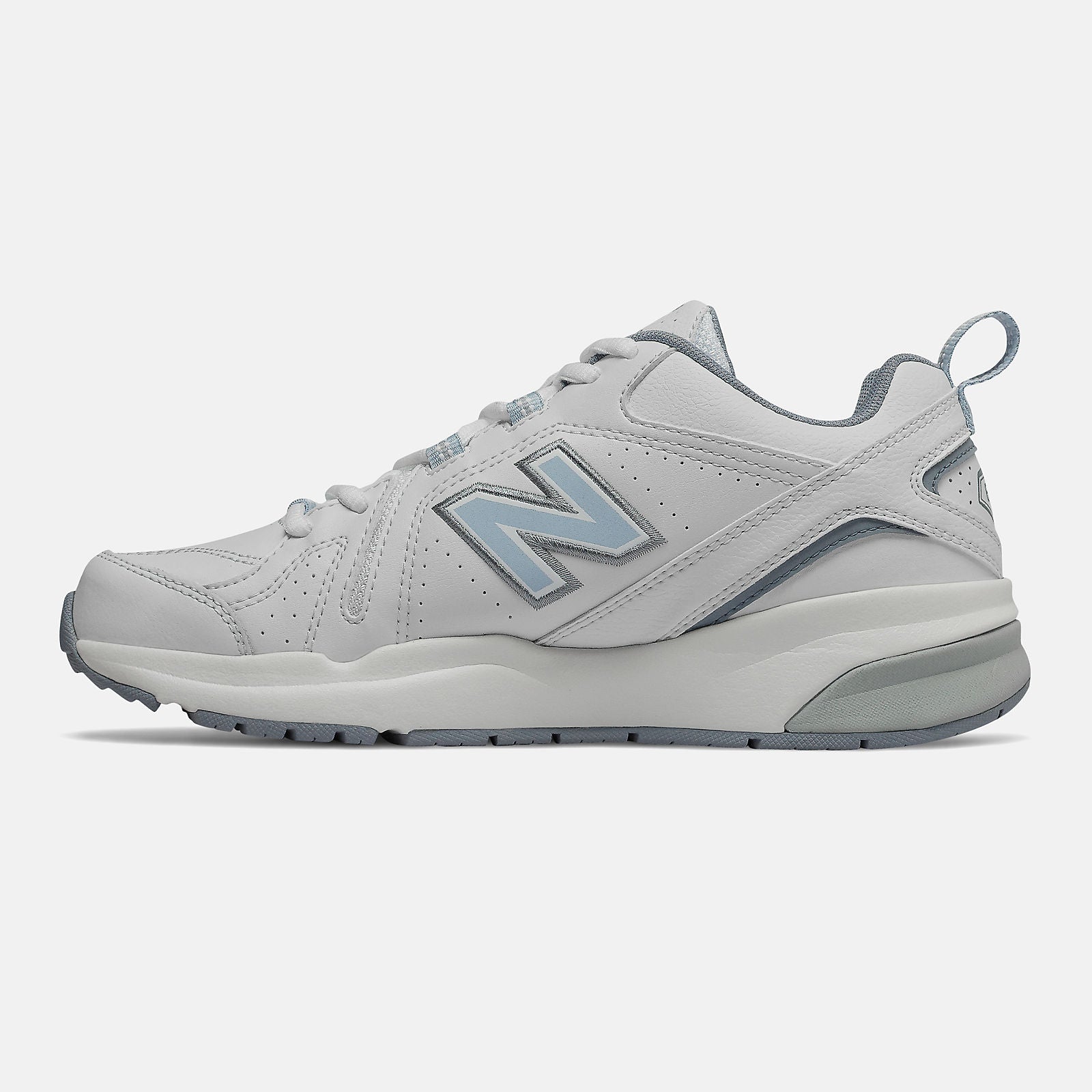 White/Light Blue 608v5 | New Balance Shoes