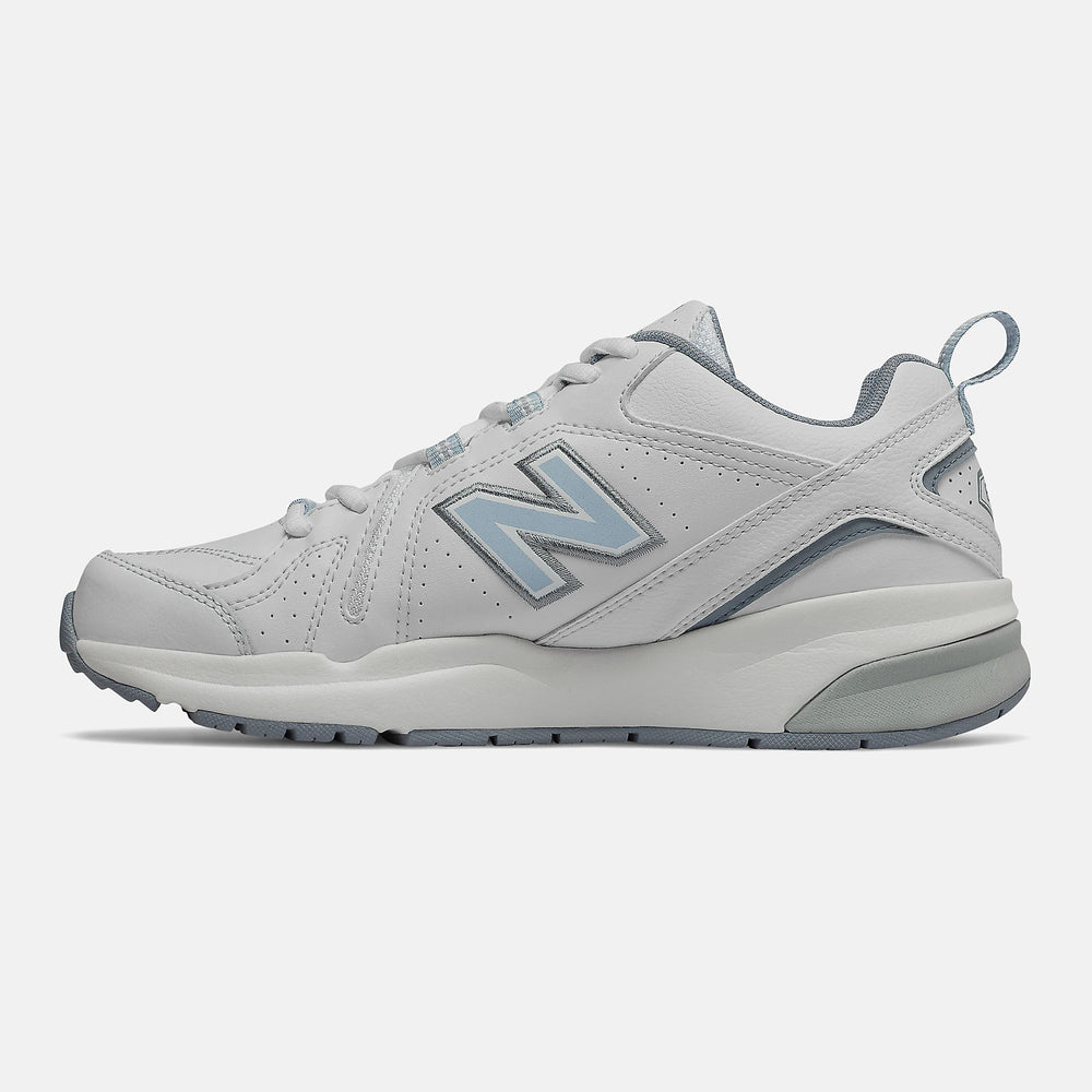 White/Light Blue 608v5 | New Balance Shoes