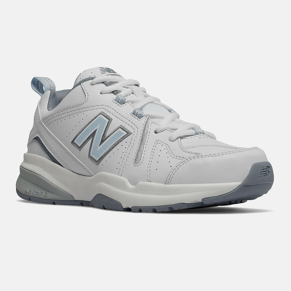 White/Light Blue 608v5 | New Balance Shoes