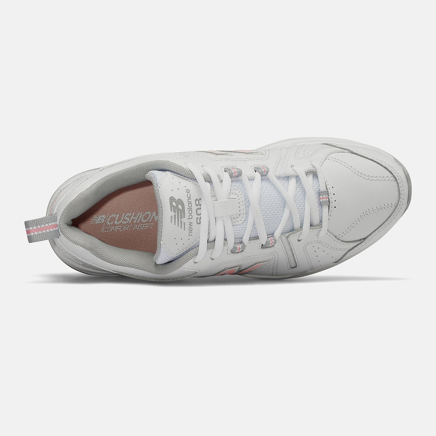 White/Pink 608v5 | New Balance Shoes